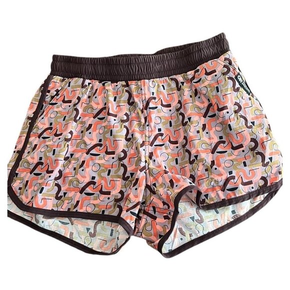 Outdoor Research Womens Quick-Dry Printed Running Shorts Pattern Light sz small - Picture 1 of 8